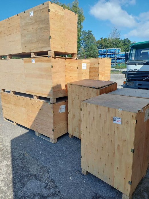Skrzyniopaleta drewniana transportowa
