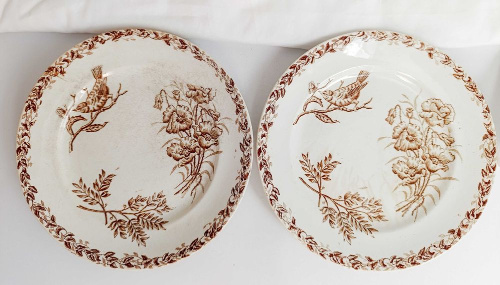 Pratos Faiança Pássaros