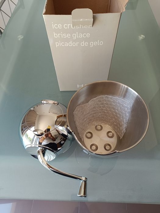 Picador, triturador de gelo.Manual.Novo