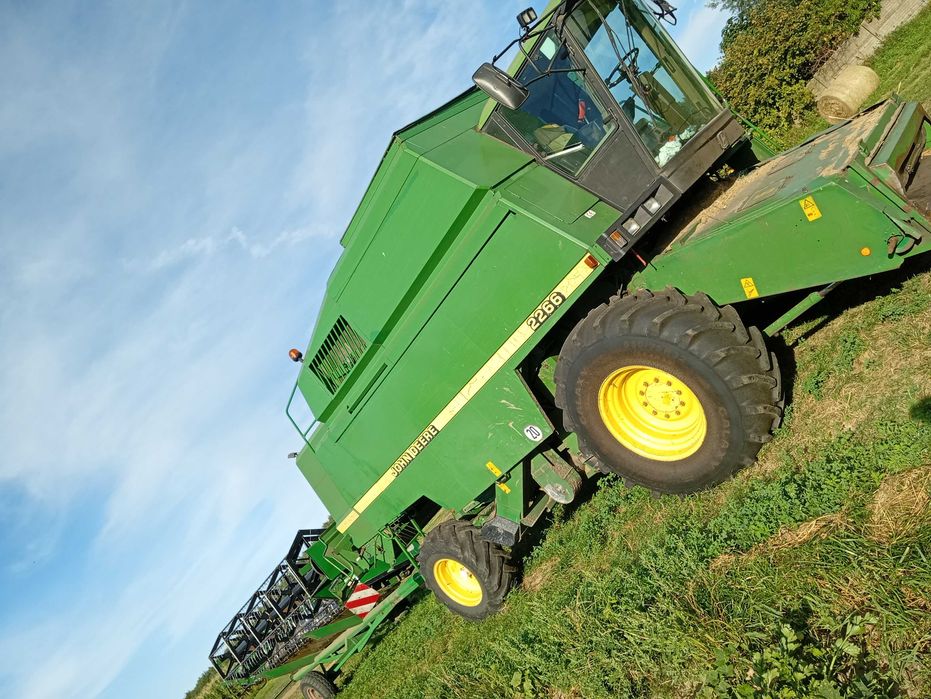 John Deere 2266,heder 5,5m,umowa kupna-sprzedaży