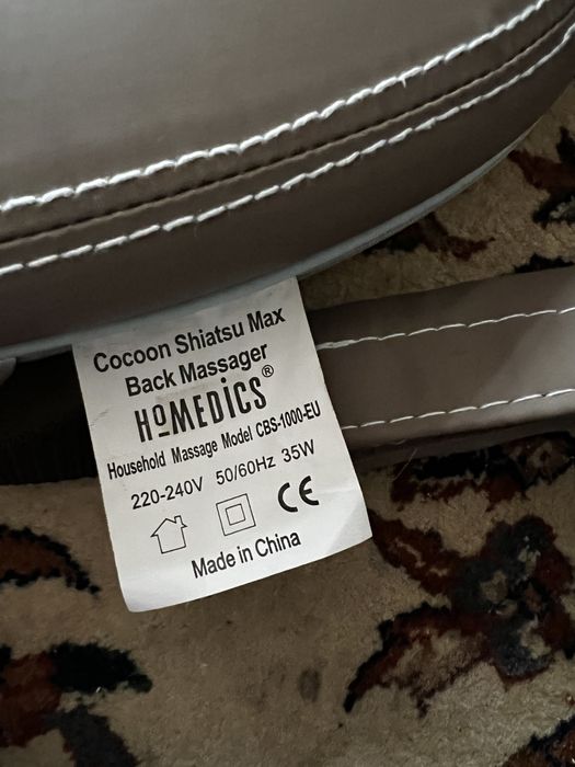 Mata masująca HoMedics Shiatsu z podgrzewaniem – nowa, pilot