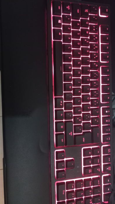 Teclado com luzes