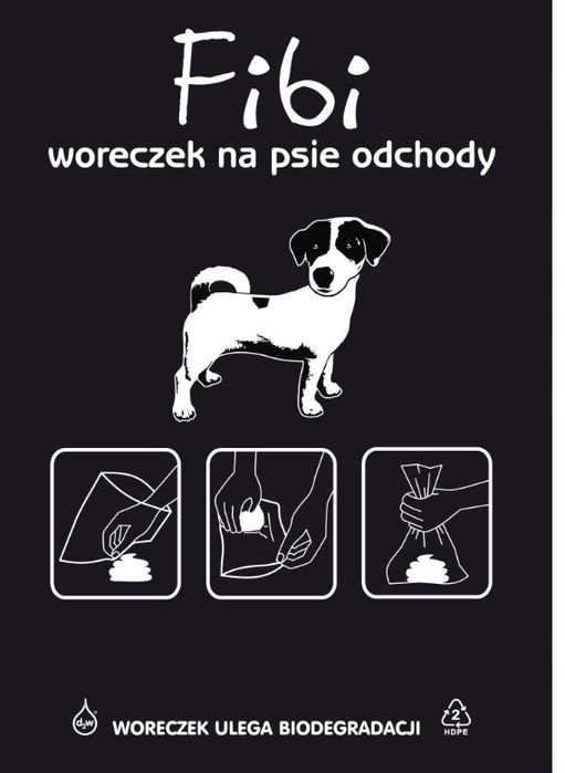 Woreczki na psie odchody Fibi 200 sztuk