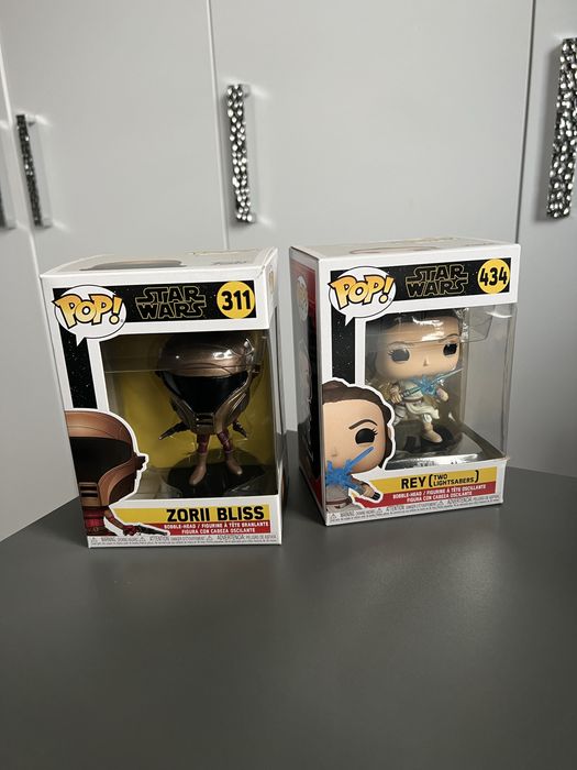 Zestaw figurek funko pop star wars, 311,434, rey ,zorii bliss