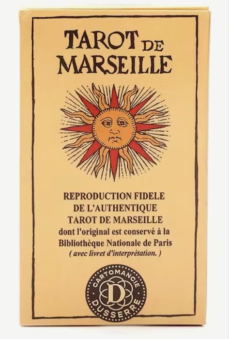 Baralho de Cartas de Tarot de Marselha