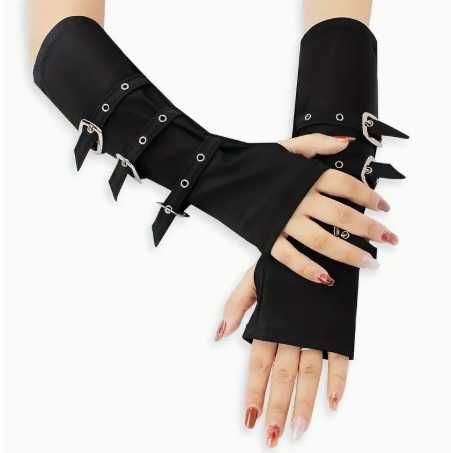 Rękawiczki bez palców mitenki Punk gothic Nowe
