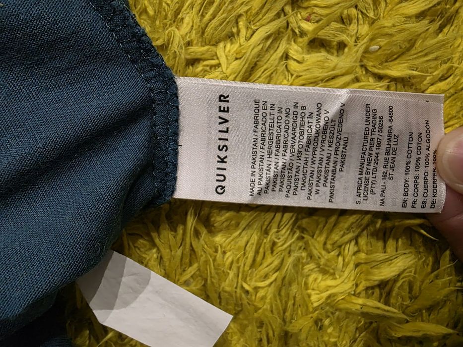 Pack de 2 shirts Quiksilver tamanho 16 amos
