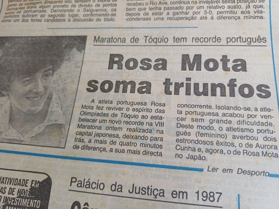 Lote de 7 Jornais - ROSA MOTA