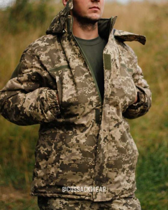 Куртка зимова  пиксель