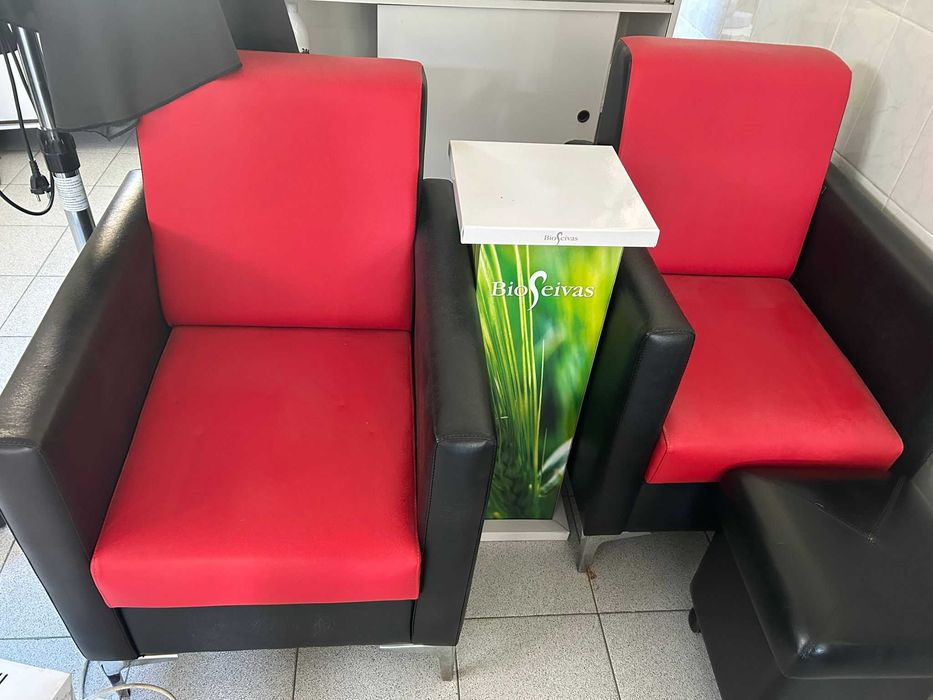 Sofás de cabeleireiro - Urgente