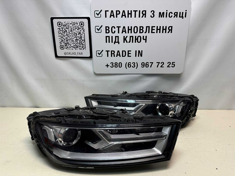 Фара фари фары Audi Q7 4m xenon Європа Оригінал Б/У