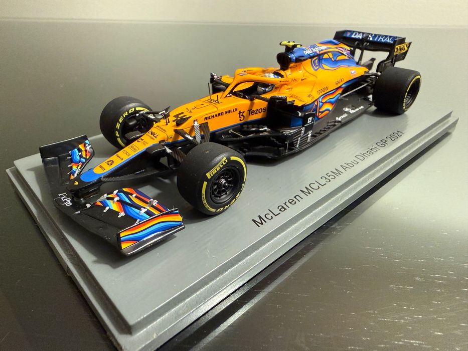 Lando Norris, Miniatura Spark 1:43, Mclaren Abu Dhabi 2021