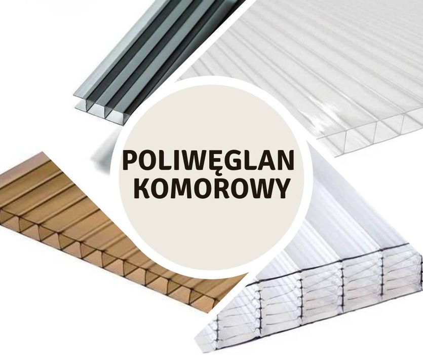 Poliwęglan komorowy i lity / akcesoria montażowe– sprzedaż i dostawa