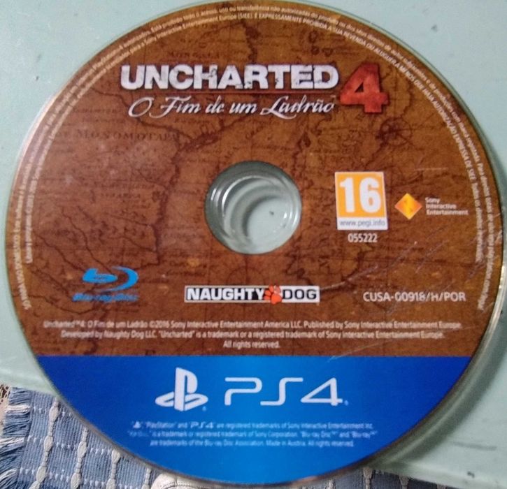 Uncharted 4 jogo ps4