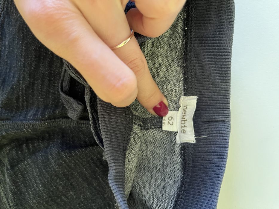 Spodnie Newbie 62 granatowe chłopięce