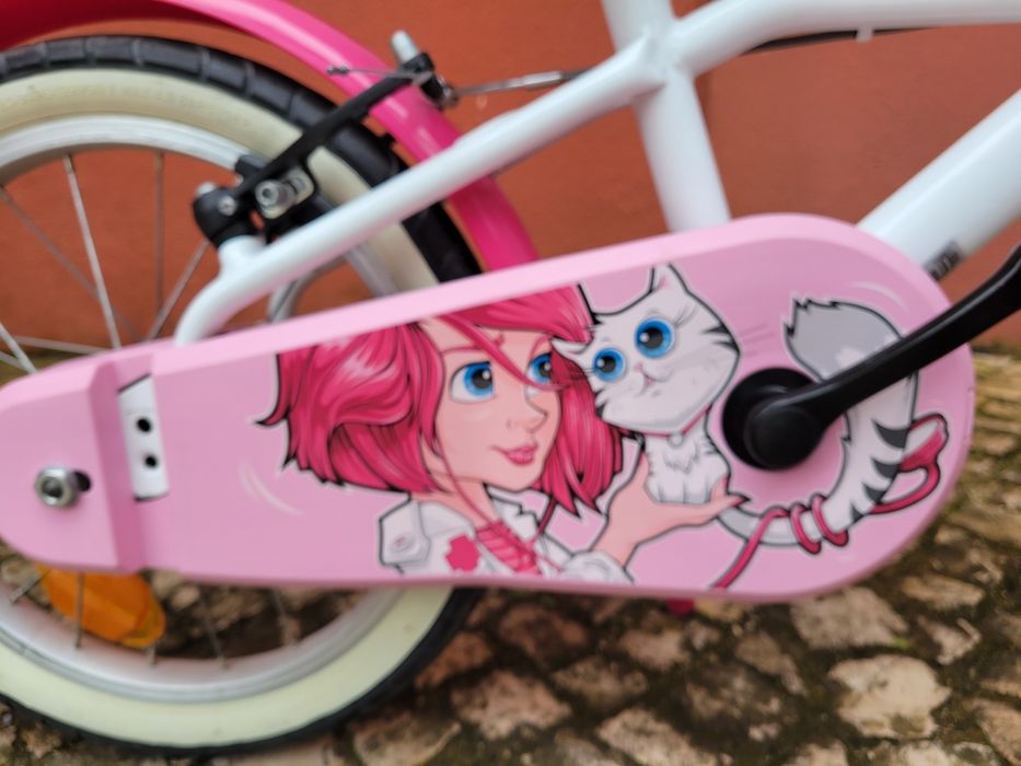 Bicicleta para menina Btwin Docto Girl 500, roda 16