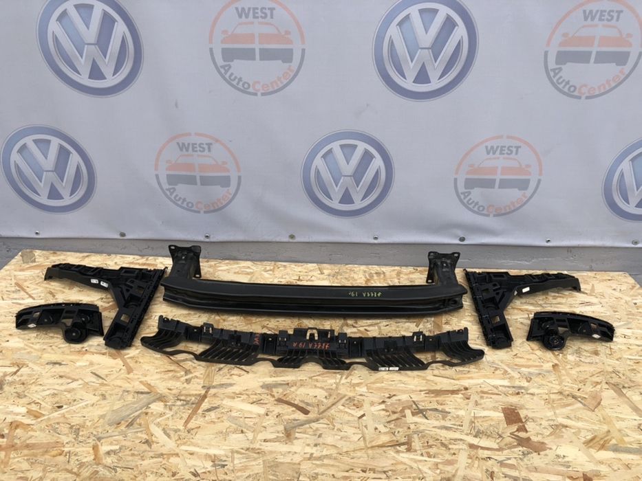 VW Jetta MK7 Підсилювач бампера задній та кріплення