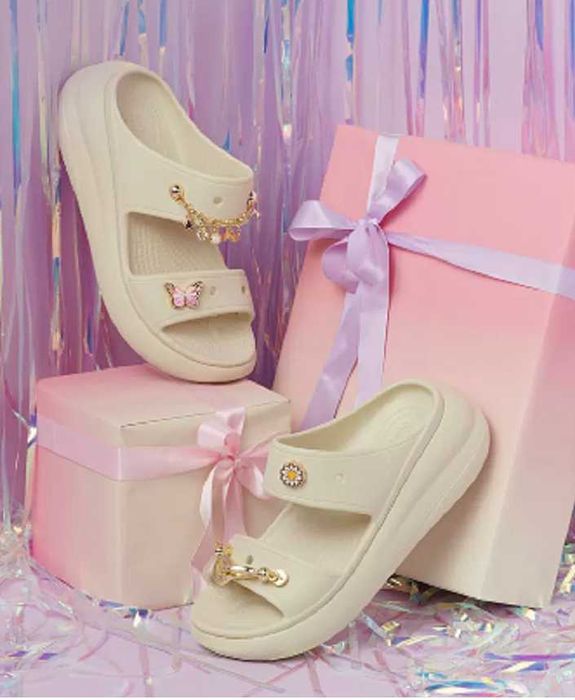 Оригинал Crocs Classic Crush Sandal Bone кроксы сандалии 36-39р.