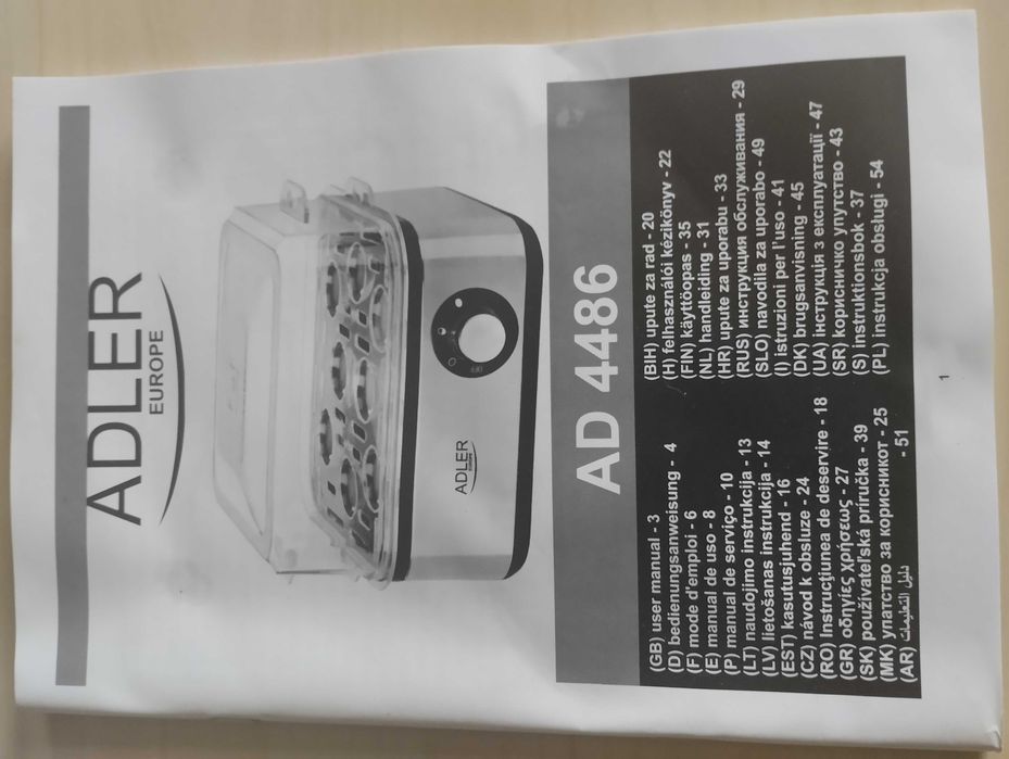 Jajowar automat do gotowania jajek automatyczny Adler 4486 8 jajek