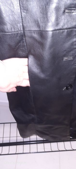 Casaco em pele genuína