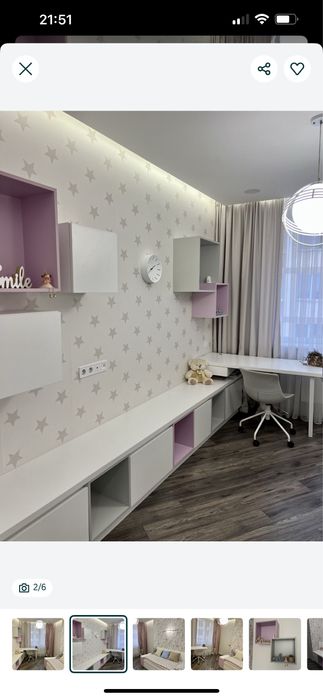 Стіл письмовий ,дитячий  з комодом