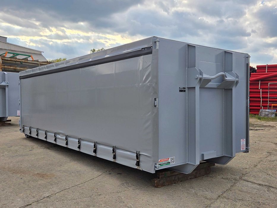 Kontener rolkowy KP30 DH wg DIN 30 722-1 Plandekowiec