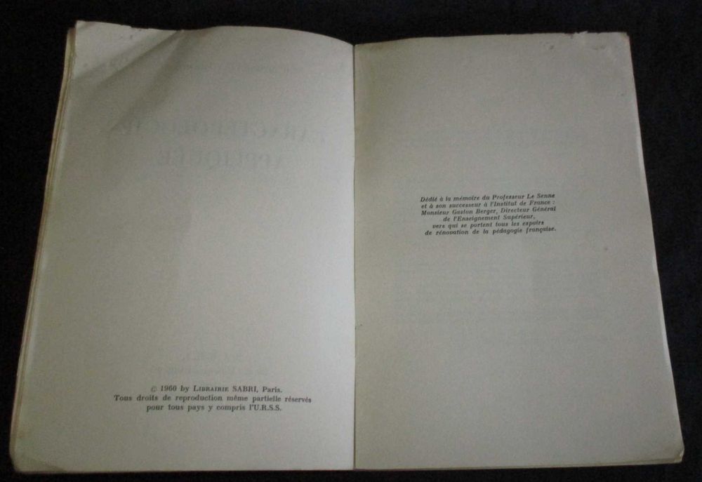 Livro Caractérologie Appliquée R. Denis e S. Torkomian