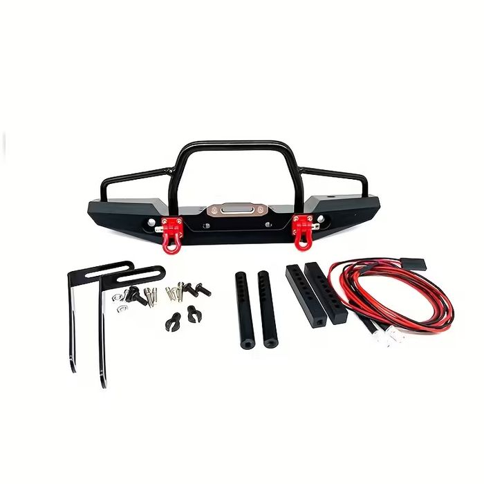 Металевий передній бампер 1/10 для rc Traxxas TRX-4 / Axial SCX10 II