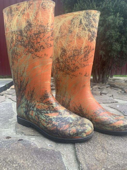 Резинові чобітки,литі 34-35 р