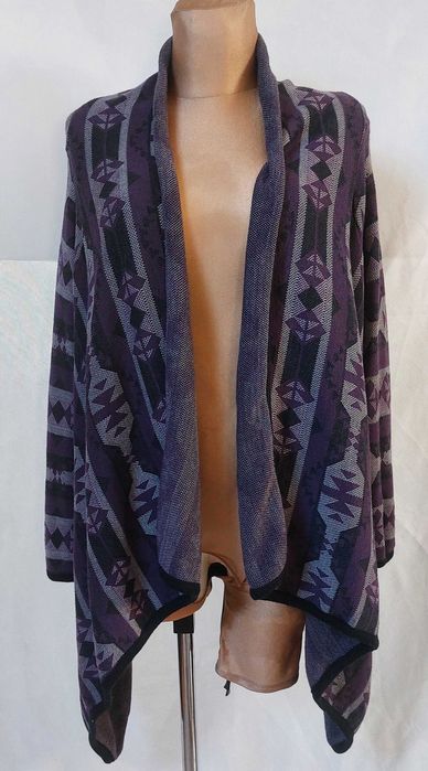 Narzutka ponczo kardigan H&M 38/40/42 z Bawełną