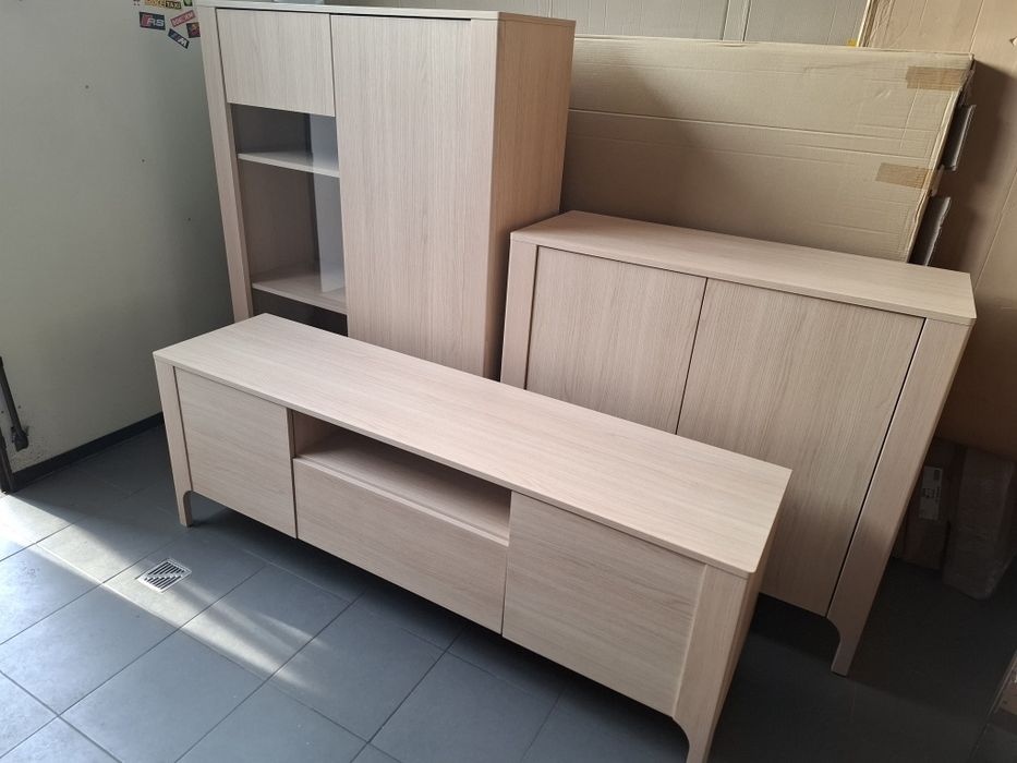 Nowy zestaw mebli, RTV, witryna,komoda