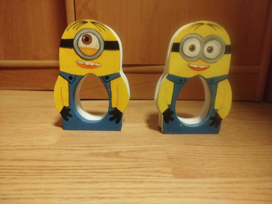 Drewniane Minionki