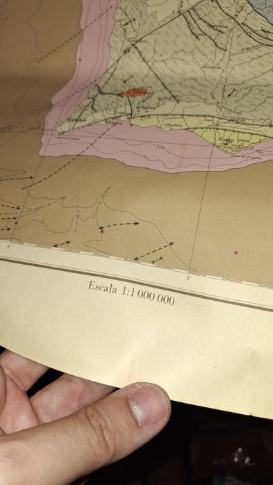 Carta tectónica de Portugal serviços mapa geológicos