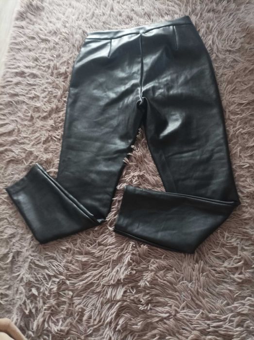 Legginsy skórzane damskie