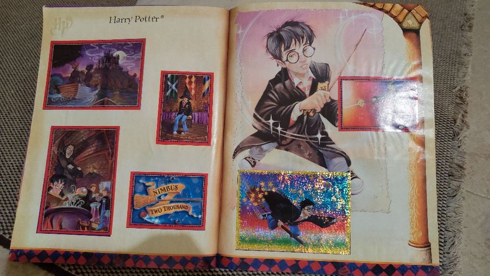 Caderneta Panini Harry Potter