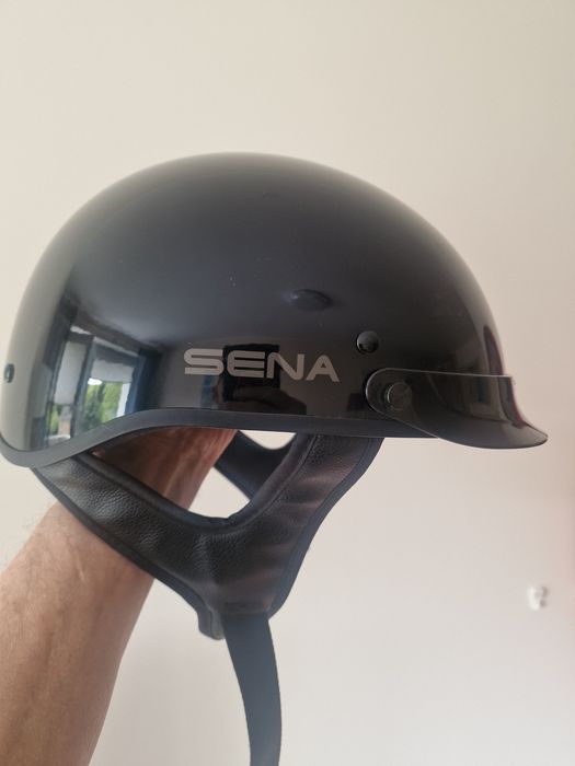 Kask SENA i Kask SCORPION obydwa z Interkomem, rękawice