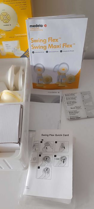 Extrator de leite elétrico Medela Swing Flex com tecnologia 2-Phase