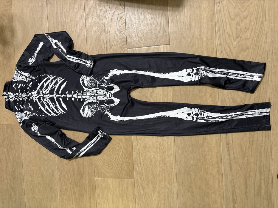 Przebranie kostium Szkielet kościotrup Halloween 128