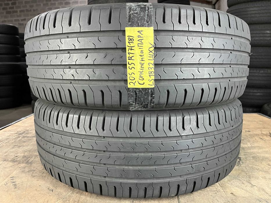 LS1832 Літні шини 205/55r17 Continental ContiEcoContact 5 пара резина р17