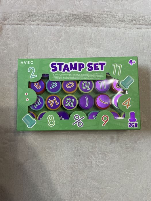 Stemple zestaw z liczbami