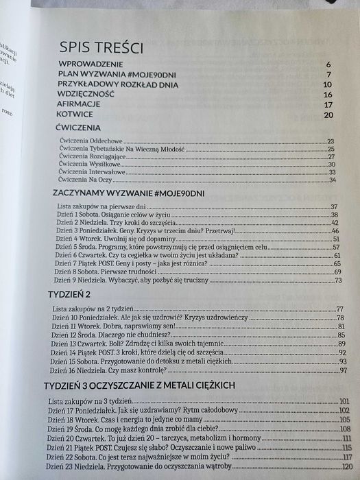 MOJE 90 DNI - (odmładzanie na surowo) jak NOWA