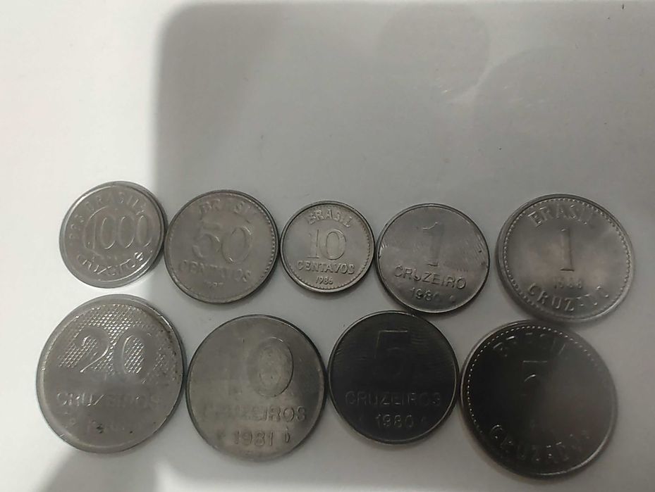 Moedas antigas. Do Brasil