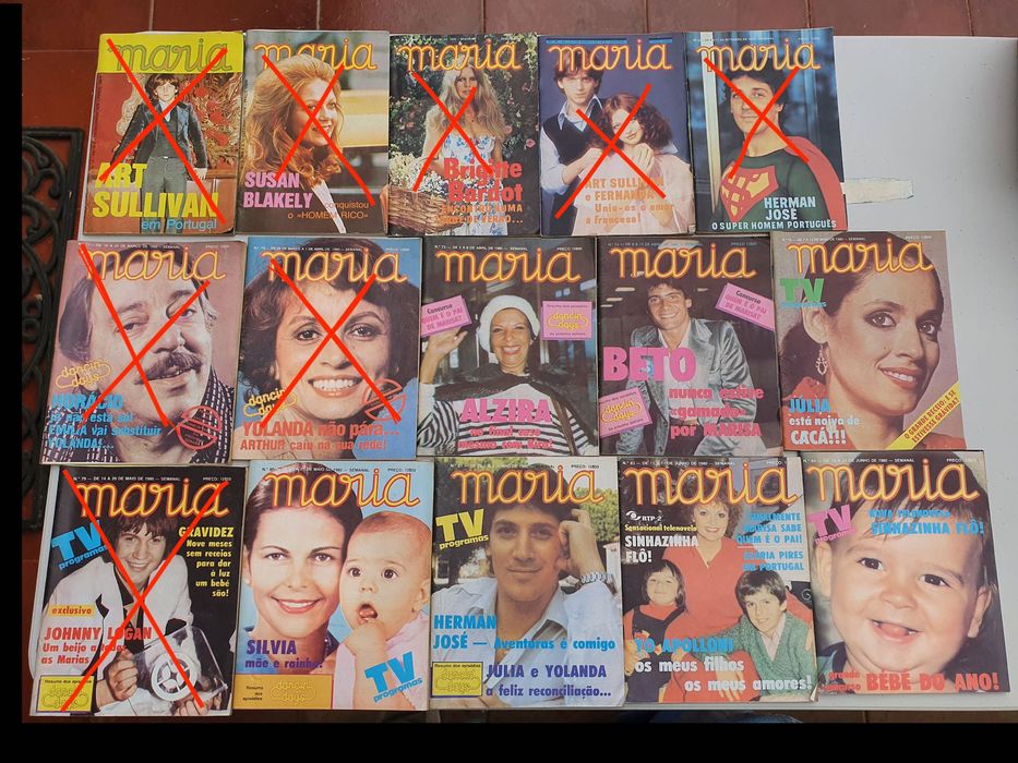 Revistas Maria (Anos 80) - Bom Estado