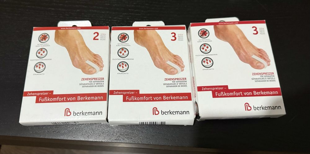 Separador dedos Berkemann tamanhos M/L/XL