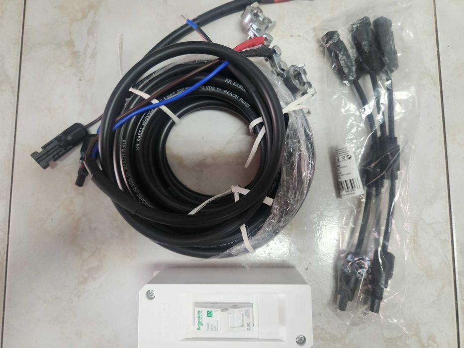 Cabo sistema solar completo com fichas