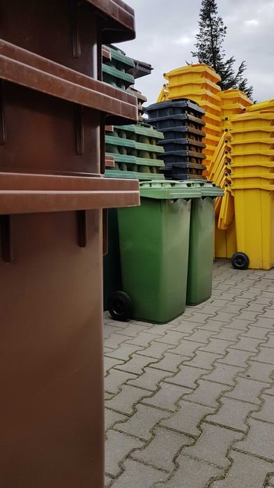 Pojemnik kosz na odpady 120 koła NOWE pojemniki na śmieci segregacja