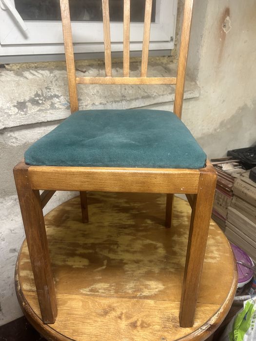 Stol okrągly 75cm srednicy dwa krzesla komplet