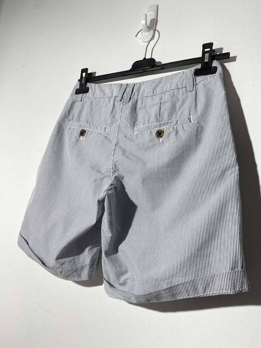spodenki szorty bermudy lato paski old money XS 34 casual basic prążek