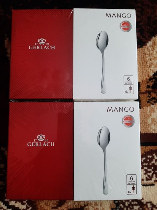 GERLACH MANGO Łyżeczki do kawy Połysk 12 OSÓB PUDEŁKA