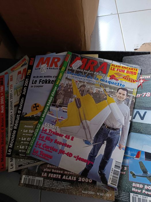 6 Revistas da MRA Le Modele Rèduit d´Avion
